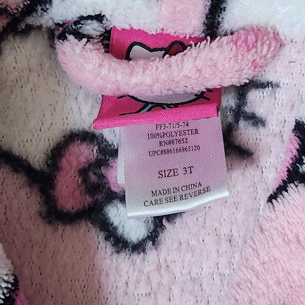 Hello Kitty Pink Robe Size 3T - Picture 3 of 16